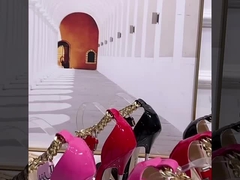 Phụ nữ cao gót giày dép cực cao mực mỏng cao gót giày dép nữ thời trang